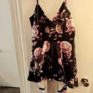 XL juniors High/low romper